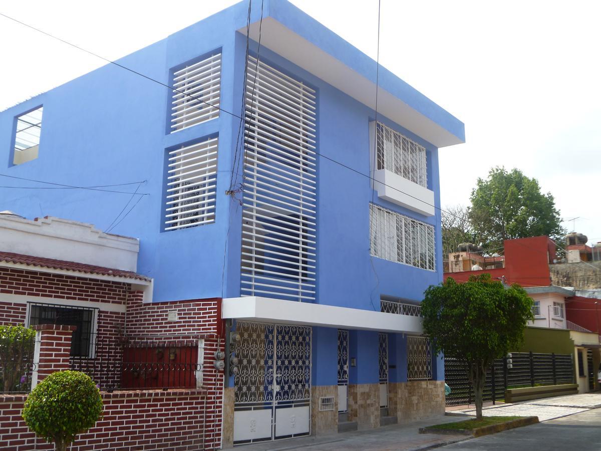 La Casa Azul Hostal Y Pension - Coatepec Xalapa Kültér fotó